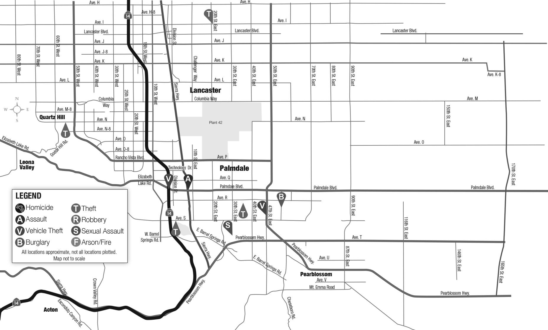 Antelope Valley crime blotter, July 29, 2020